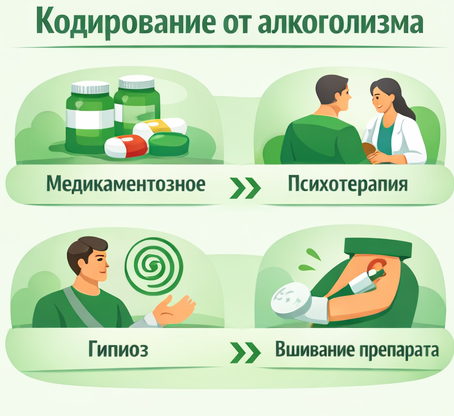 кодирование от алкоголизма в Донском Санати