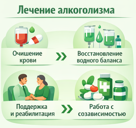 лечение алкоголизма в Донском этапы